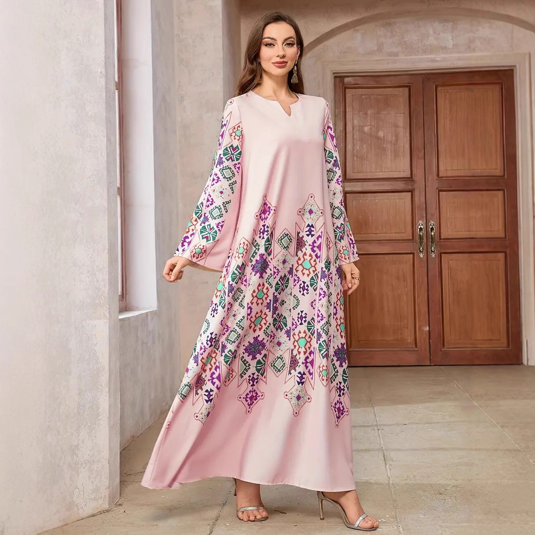 Elegant Womens Maxi Dress New V-Neck Long Robe A-Line Evening Gown